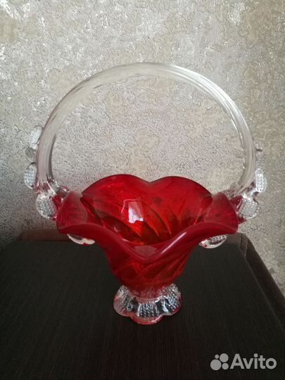 Фужеры Блюдо Графин Ваза Хрусталь