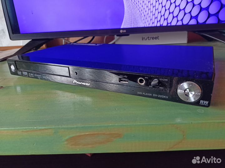 Dvd плеер с usb pioneer dv-220kv-k