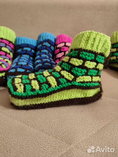 Носки и следки вязаные на заказ