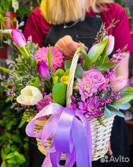 Тюльпаны розы цветы