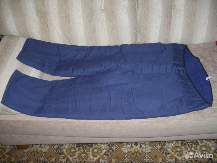 Мужские брюки на вате и синтепоне