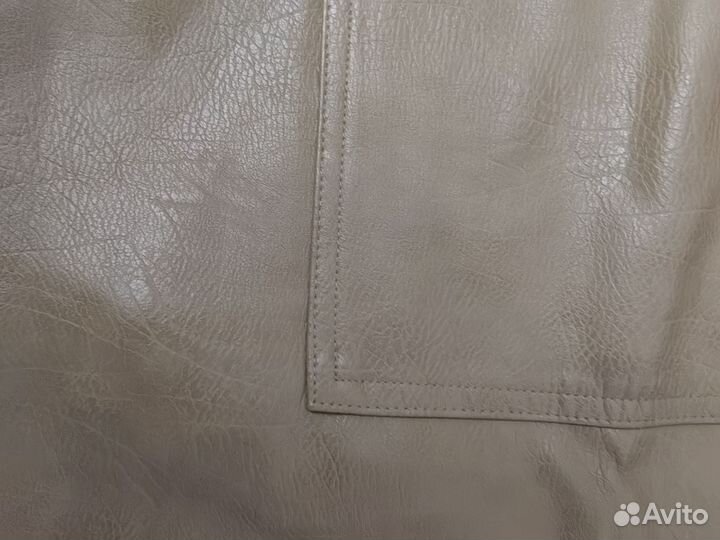 Юбка кожзам 46