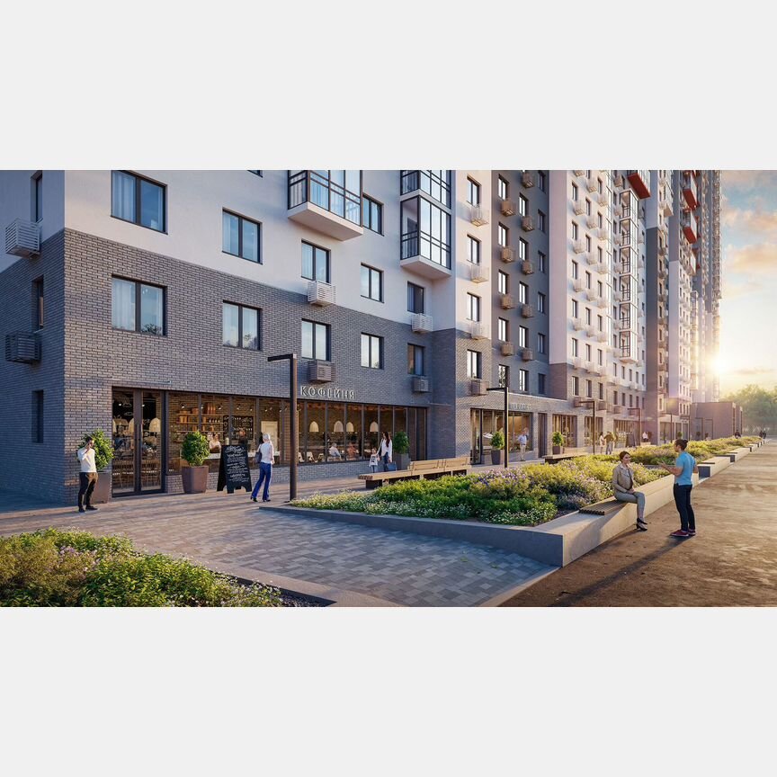 Квартира-студия, 22,5 м², 21/22 эт.