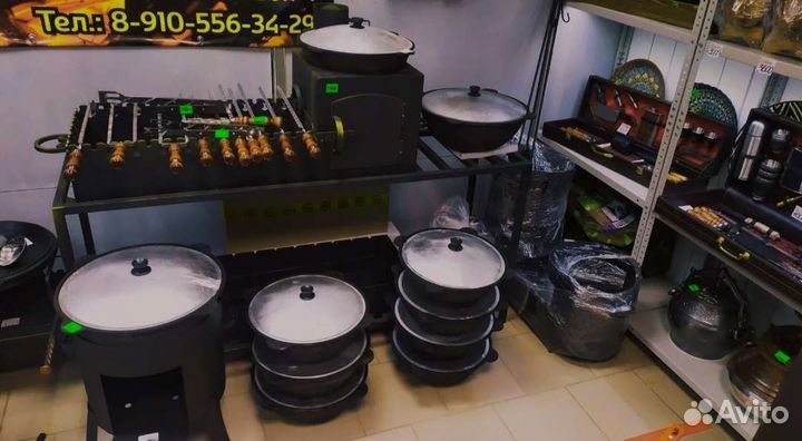 Настоящие чугунные казаны