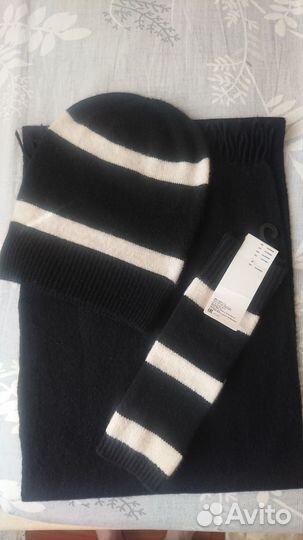 Шапка uniqlo кашемир шарф uniqlo кашемир митенки