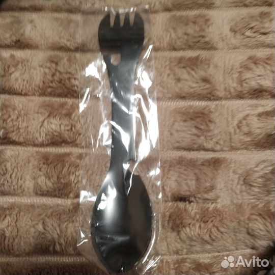 Походная ложка- вилка из нержавеющей стали