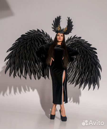 Крылья черные большие крылья ангела