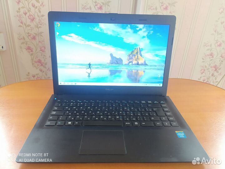 Ноутбук dexp Athena T141 (2х ядерный)