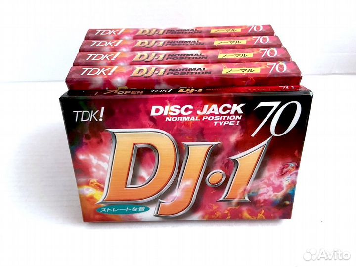 Кассета Аудиокассета TDK DJ 1 70 - 1995 г