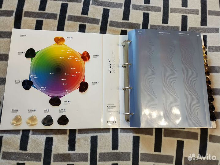 Палитра красок для волос Estel deluxe