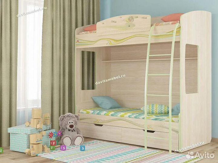 Двухъярусная кровать бу