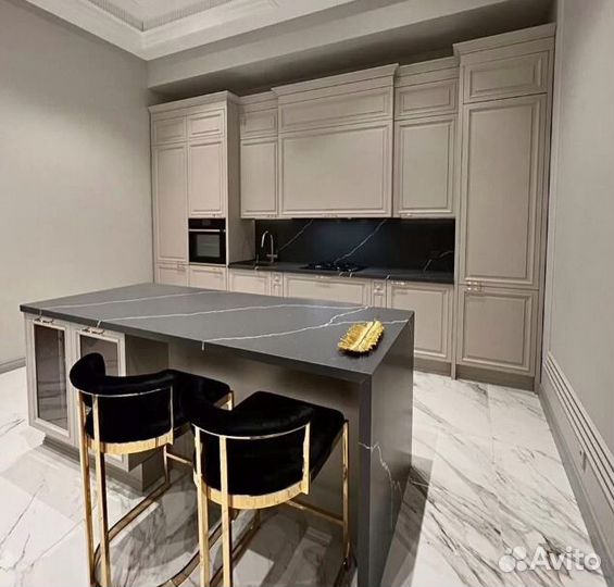 Прямая кухня Бриони. Кухня на заказ от фабрики