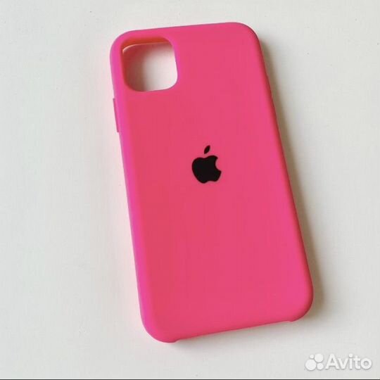 Чехлы новые ярко-розовый и черный для iPhone 11