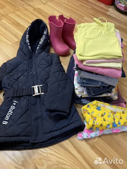 Вещи пакетом на девочку 104-110