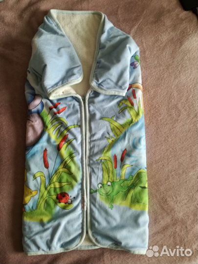 Конверт двухсторонний на замке с кнопками