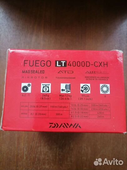 Катушка daiwa fuego lt 4000