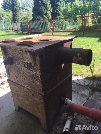 Печь буржуйка чугунная СССР
