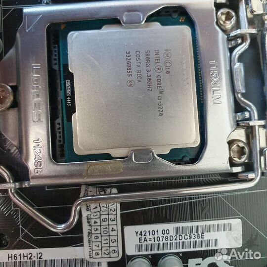 Материнская плата 1155 с процессором i3