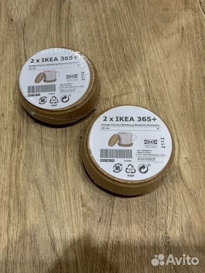 IKEA подставки пробковые 2упак/4шт