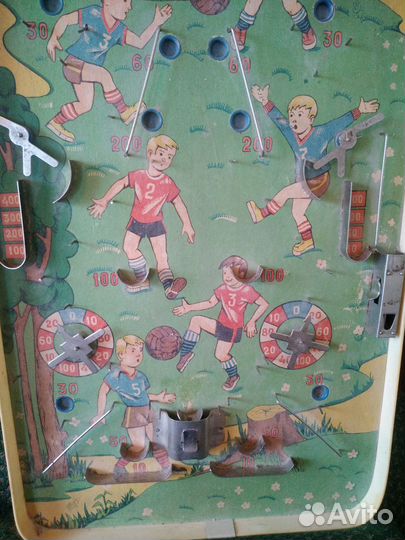 Детский настольный бильярд Футбол, СССР