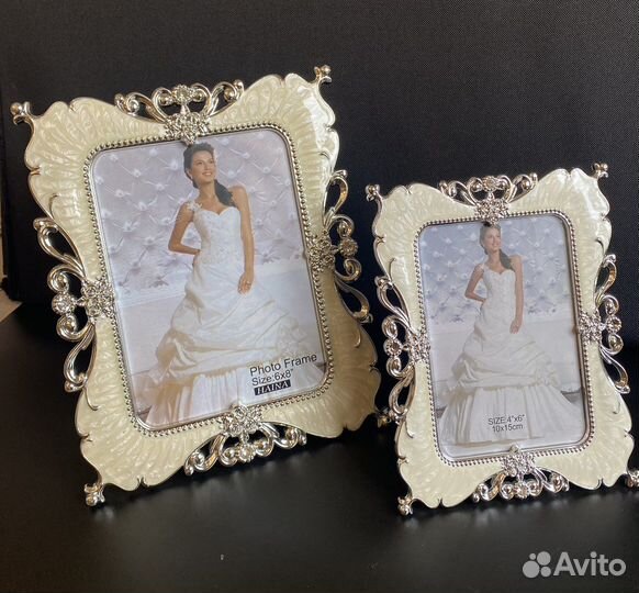 Рамки для фото пластик с глазурью