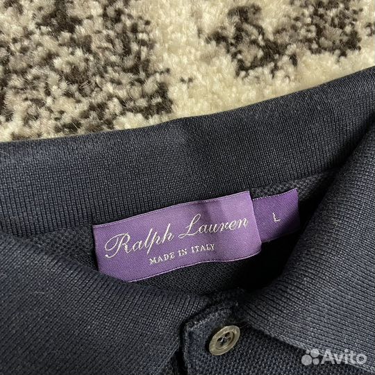 Поло Ralph Lauren Purple Label Bear Logo оригинал