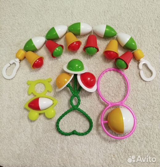 Игрушки погремушки пакетом