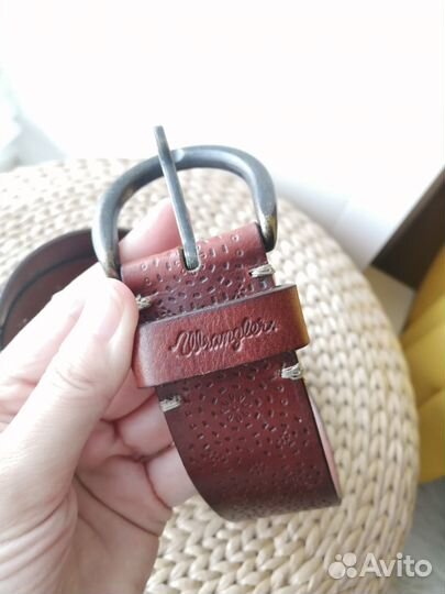 Ремень wrangler 75 см натуральная кожа