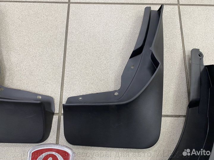 Брызговики без порогов Mercedes GLE w167 не AMG