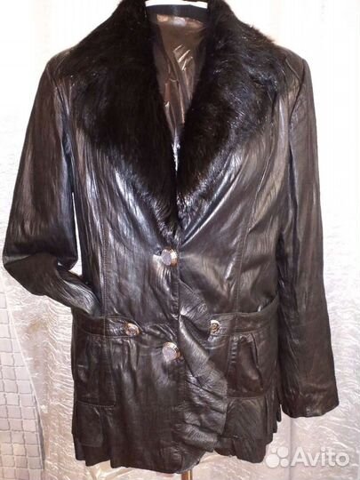 Куртка кожаная