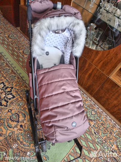 Санки коляска ника 7-5SK