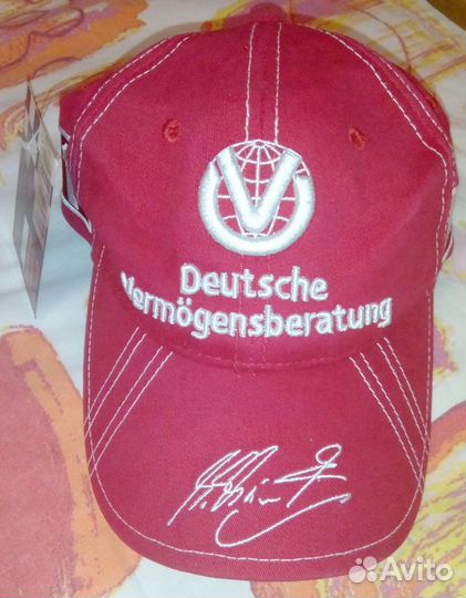 Новая хлопковая гоночная бейсболка Шумахер Ф1