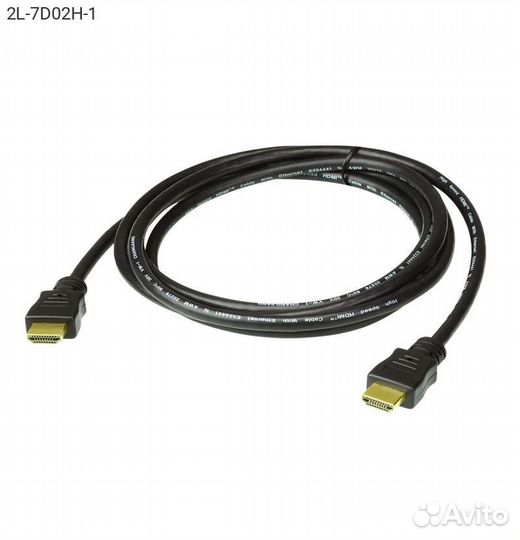 Видеокабель с Ethernet aten 2L-7D02H-1 hdmi (M)