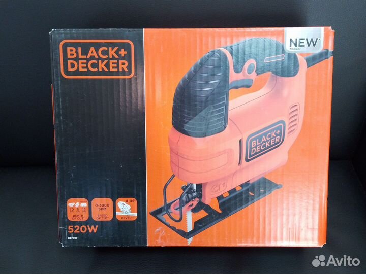 Электролобзик black decker ks701e