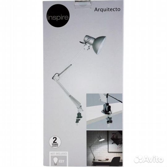 Настольная лампа Inspire Arquitecto 1xE27x60 Вт, м