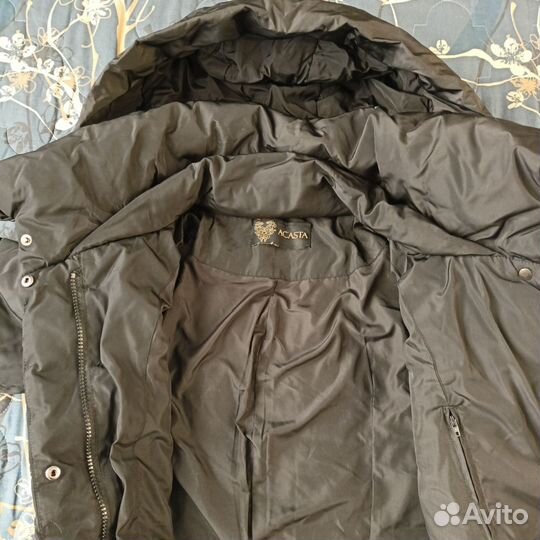 Пуховик женский, зимний, длинный