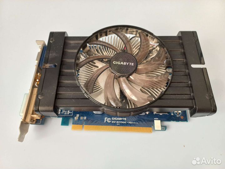 Видеокарта gv-r7750c-1gi