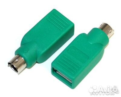 Переходник PS/2 гнездо - USB штекер для мышки