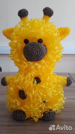 Жираф мочалка