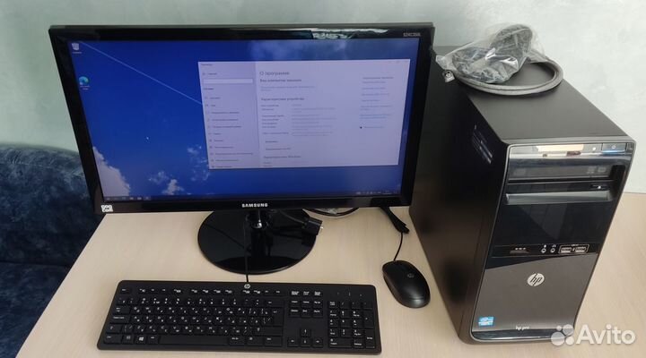 Комплект HP 3400 Pro \ Intel Core i5 + Монитор 24