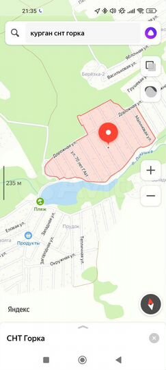 Участок 10 сот. (СНТ, ДНП)