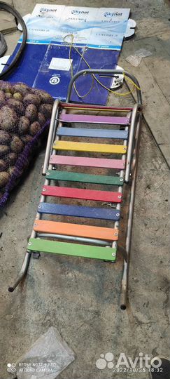 Санки с откидной спинкой