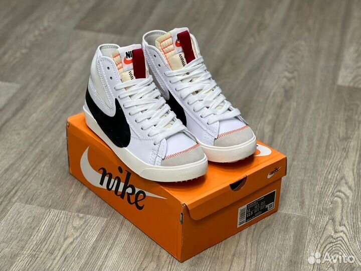 Кроссовки Nike Blazer Mid 77 Jumbo White Black