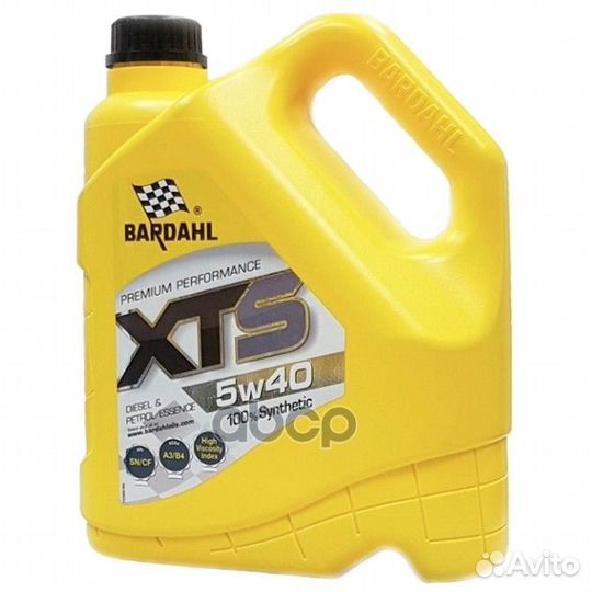 5W-40 XTS A3/B4, API SN/CF 4L (синт. моторное