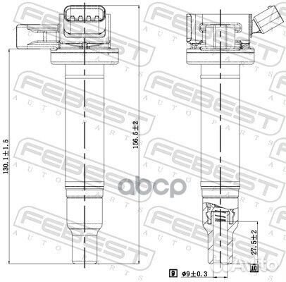 Катушка зажигания SPL1065;FC-2446;90080-19027;9