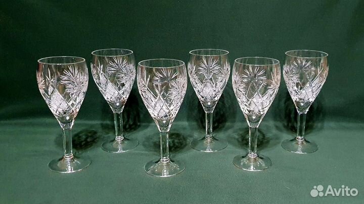 Бокалы хрустальные. СССР