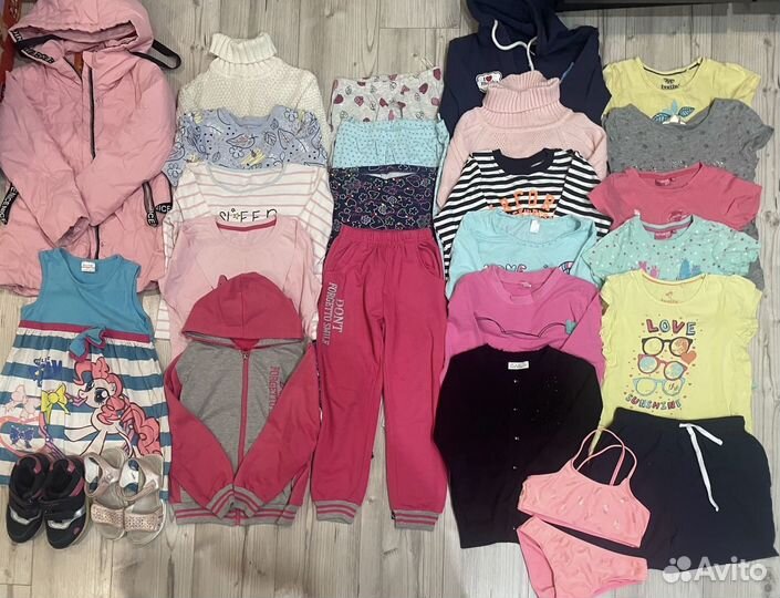 Детская одежда вещи пакетом на девочку