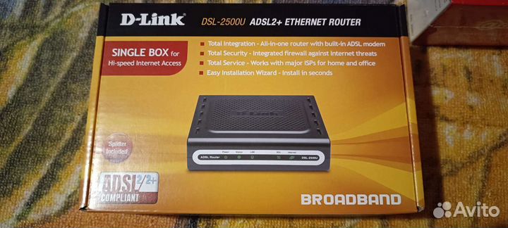Маршрутизатор D-link DSL-2500U