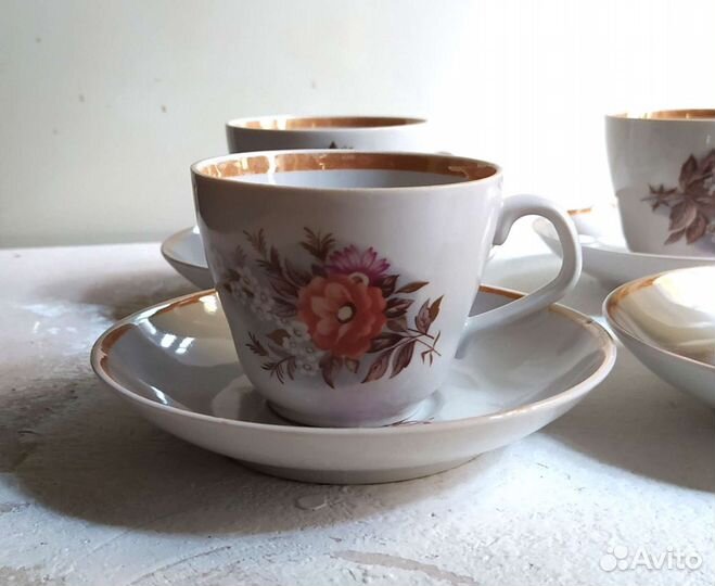 Чайный сервиз. ссср. Фарфор. Хайта