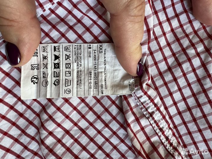 Рубашка benetton 104